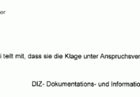 Faksimile aus dem Schriftsatz an das Handelsgericht